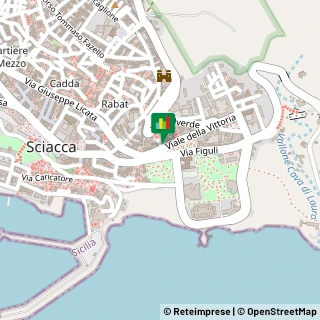 Mappa Piazza Saverio Friscia, 20, 92019 Sciacca, Agrigento (Sicilia)