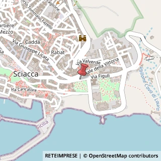 Mappa Piazza Saverio Friscia, 8, 92019 Sciacca, Agrigento (Sicilia)