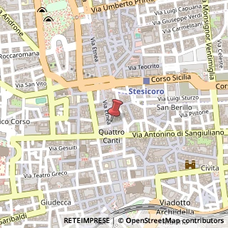 Mappa Via Etnea, 92, 95100 Catania, Catania (Sicilia)