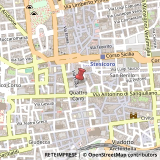 Mappa Via Etnea, 92, 95131 Catania, Catania (Sicilia)