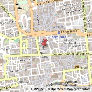 Mappa Via Etnea, 75, 95124 Catania, Catania (Sicilia)