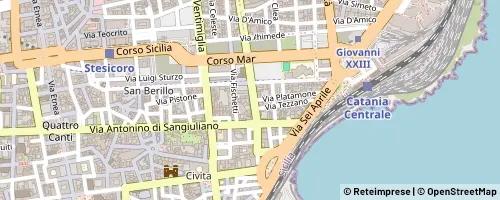 Mappa Catania