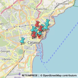 Mappa Via Crispi Francesco, 95131 Catania CT, Italia (1.07182)