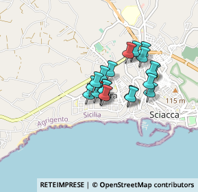 Mappa Via delle Azalee, 92019 Sciacca AG, Italia (0.606)