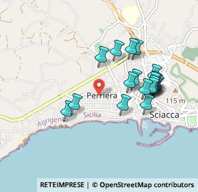 Mappa Via delle Azalee, 92019 Sciacca AG, Italia (0.9775)