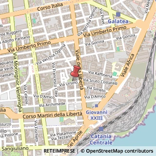 Mappa Via Ursino, 51, 95131 Catania, Catania (Sicilia)