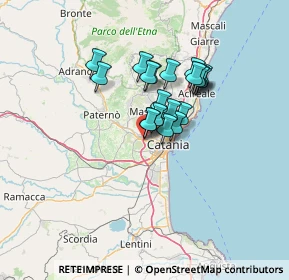 Mappa Via del Commercio, 35013 Misterbianco CT, Italia (10.741)