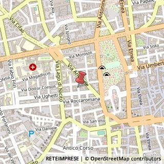 Mappa Via Orto San Clemente, 43, 95124 Catania, Catania (Sicilia)