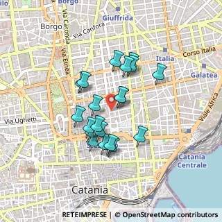 Mappa Via Guglielmo Oberdan, 95131 Catania CT, Italia (0.395)