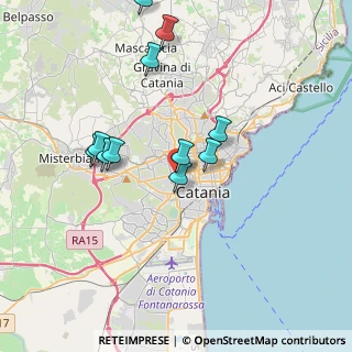 Mappa Via Salvo D'Acquisto, 95124 Catania CT, Italia (3.99727)