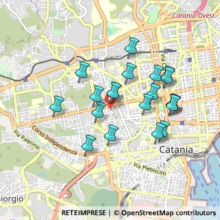 Mappa Via Lucchese Palli, 95124 Catania CT, Italia (0.9385)