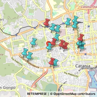 Mappa GPS 37.5104550, 95123 Catania CT, Italia (1.042)