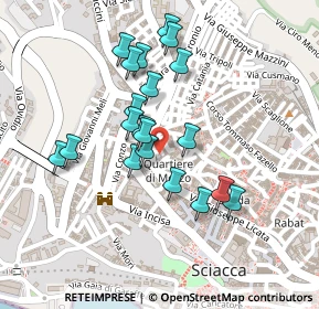 Mappa Vicolo San Vito, 92019 Sciacca AG, Italia (0.223)