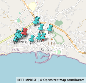 Mappa Vicolo San Vito, 92019 Sciacca AG, Italia (0.93125)