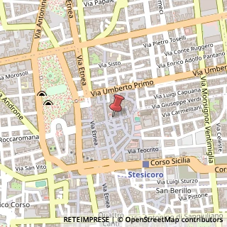 Mappa Via Pacini,  67, 95129 Catania, Catania (Sicilia)