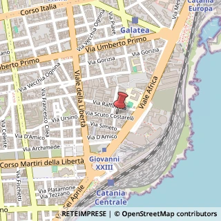 Mappa Via Costarelli Scuto,  23, 95129 Catania, Catania (Sicilia)
