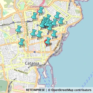 Mappa Via Francesco Cilea, 95131 Catania CT, Italia (1.0175)