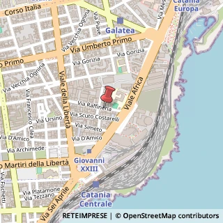 Mappa Via Raffineria, 27, 95129 Catania, Catania (Sicilia)