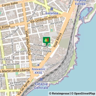 Mappa Via Raffineria, 27, 95129 Catania, Catania (Sicilia)