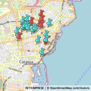 Mappa Via Raffineria, 95131 Catania CT, Italia (1.102)