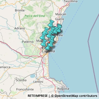 Mappa Via Raffineria, 95131 Catania CT, Italia (8.22313)