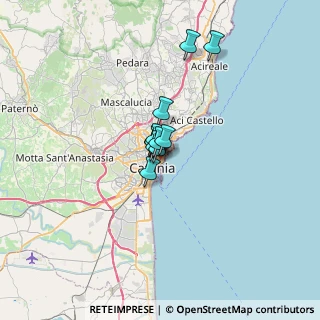 Mappa Via Raffineria, 95131 Catania CT, Italia (3.66636)