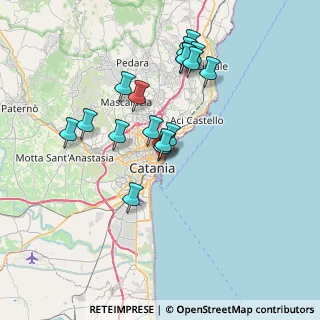 Mappa Via Raffineria, 95131 Catania CT, Italia (7.64824)