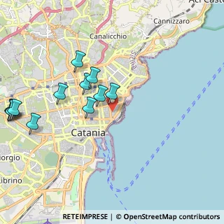 Mappa Via Raffineria, 95131 Catania CT, Italia (2.60667)