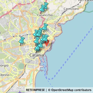 Mappa Via Raffineria, 95131 Catania CT, Italia (1.60308)