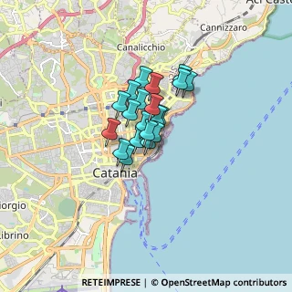 Mappa Via Raffineria, 95131 Catania CT, Italia (1.025)
