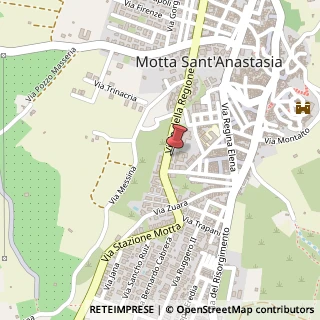 Mappa Viale della Regione, 14, 95040 Motta Sant'Anastasia, Catania (Sicilia)
