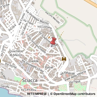 Mappa Piazza Gerardo Noceto, 1/b, 92019 Sciacca, Agrigento (Sicilia)