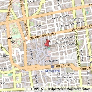 Mappa Piazza Carlo Alberto, 15, 95131 Catania, Catania (Sicilia)