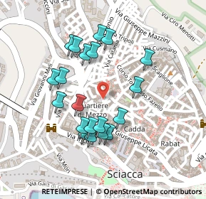 Mappa Vicolo Cattano, 92019 Sciacca AG, Italia (0.2395)