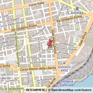 Mappa Via Ursino,  40, 95131 Catania, Catania (Sicilia)