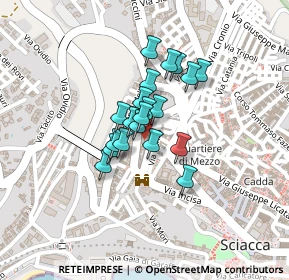 Mappa Via Maglienti Friscia, 92019 Sciacca AG, Italia (0.1495)