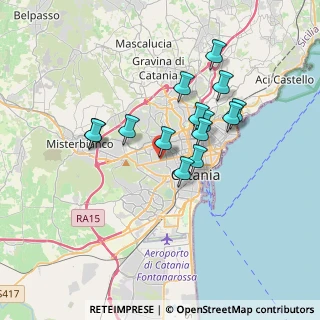 Mappa Via A. Cadamosto, 95123 Catania CT, Italia (3.315)