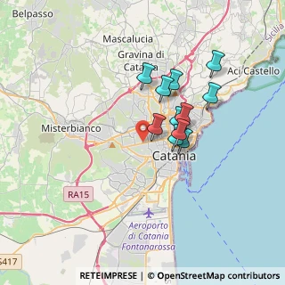 Mappa Via A. Cadamosto, 95123 Catania CT, Italia (3.06455)