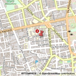 Mappa Via Macall? 18 - piano terra (ground floor, 95124 Catania CT, Italia, 95124 Catania, Catania (Sicilia)