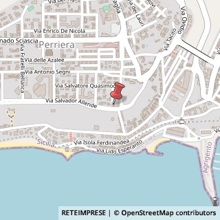 Mappa Via Salvatore Allende, 7, 92019 Sciacca, Agrigento (Sicilia)