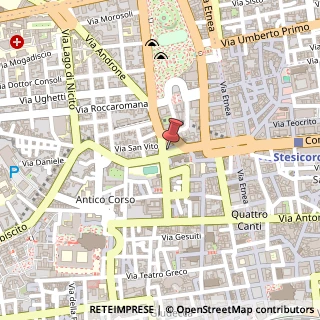 Mappa Via Pietro Garofalo,  23, 95124 Catania, Catania (Sicilia)