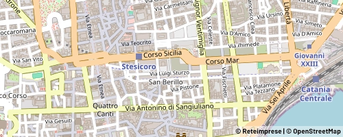 Mappa Catania