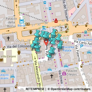 Mappa Piazza Stesicoro, 95128 Catania CT, Italia (0)