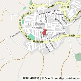 Mappa Viale della Vittoria, 87, 92020 San Biagio Platani, Agrigento (Sicilia)