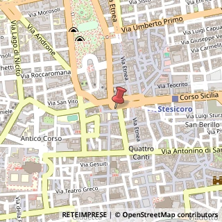 Mappa Piazza Stesicoro, 15, 95100 Catania, Catania (Sicilia)