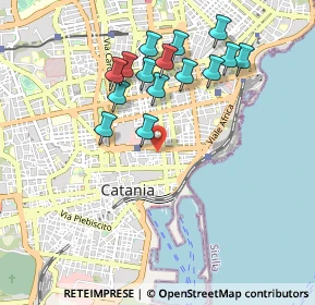 Mappa 95131 Catania CT, Italia (1.03467)