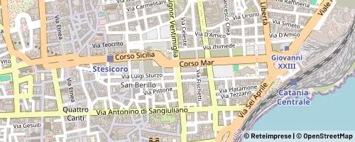 Mappa Catania