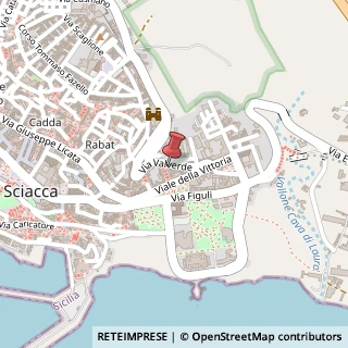 Mappa Via Valverde, 5, 92019 Sciacca, Agrigento (Sicilia)