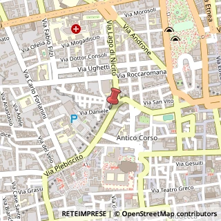 Mappa Via Daniele, 12, 95124 Catania, Catania (Sicilia)