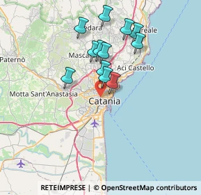 Mappa 95124 Catania CT, Italia (7.00667)